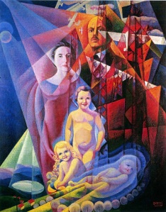 Gerardo Dottori La Famiglia Marinetti, 1933